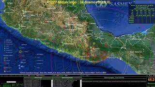 Operación del SASMEX en el sismo del 7 de Septiembre 2017 [upl. by Nnave]