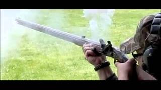 Flintlock Rifle Slow Motion [upl. by Valenba]