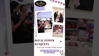 Royal Pepper Banquet Hall is renowned for its contemporary design and outstanding service [upl. by Orips290]