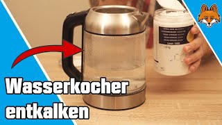 Wasserkocher entkalken einfache Anleitung 🌊 ✅ [upl. by Brinn529]