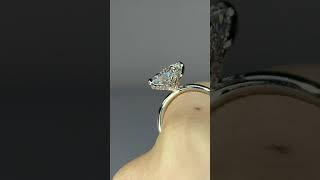 340ct Radiant Diamond Solitaire Engagement Ring  quotIrisquot [upl. by Angle]