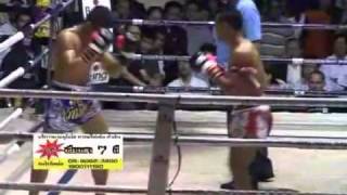 Saenchai Sinbimuaythai vs NongO Sit Or  Rajadamnern 291210 [upl. by Blainey]