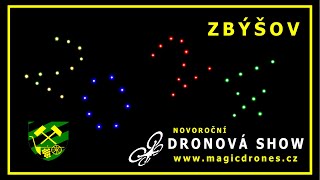 NOVOROČNÍ DRONOVÁ SHOW  ZBÝŠOV [upl. by Emmuela]