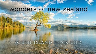 NEW ZEALAND WONDERS No Music 100 Pure Nature 4K UHD Ambient Documentary Film 1HR [upl. by Rossner]