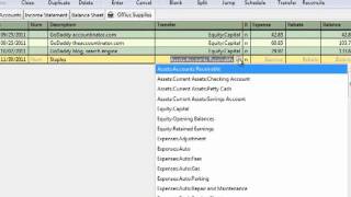 How to record expenses in GnuCash [upl. by Estevan705]