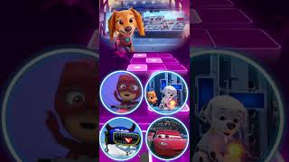 Pawpatrol 🆚 pjmasks 🆚 Eater mcqueen 🆚 lightning mcqueen Coffindance Tiles Hop EDM Rush Gameplay [upl. by Einot]