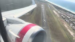 B737 Takeoff and Climb from Sunshine Coast Australia [upl. by Saideman]