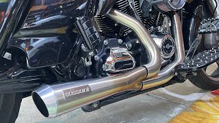 Bassani Road Rage 2 into 1 Exhaust  Baffle Wrap Removed [upl. by Casimire301]