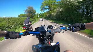 ROAD LEGAL KTM 125 SX SUPERMOTO  RAW SOUND ride out [upl. by Reiss]