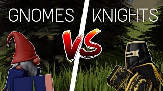 Gnomes Vs Knights ROBLOX [upl. by Targett663]