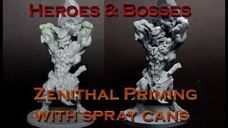 Painttech 07  Zenithal Priming with Spray Cans [upl. by Bentlee372]