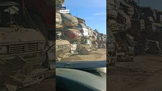 Depósito de coches en Benetússer tras la dana  shorts Valencia lluvias inundaciones [upl. by Ama795]