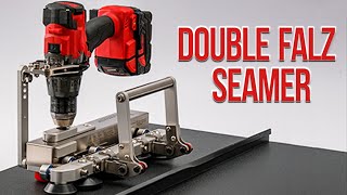 Double Falz Seamer  Cordless Mech Lock Power Seamer [upl. by Lesig]