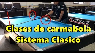 Aprende carambola 8 Sistema Clásico salidas de banda Corta [upl. by Thorrlow]