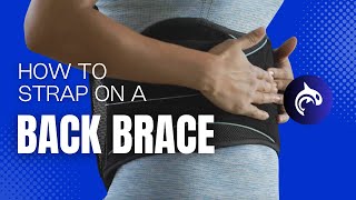 How to Properly Strap on a LSO Back Brace  StepbyStep Guide [upl. by Lawry315]