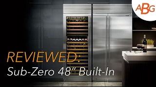 VIDEO REVIEW SubZero BI48SIDSTH  48quot BuiltIn Refrigerator [upl. by Assehc280]