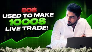 Live Forex Trading  80 used to make 1000 [upl. by Mcmath]