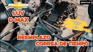 COMO CAMBIAR CORREA DE DISTRIBUCIÓN DE LUV DMAX 24 8v  ISUZU LUV 22 8v [upl. by Harding]