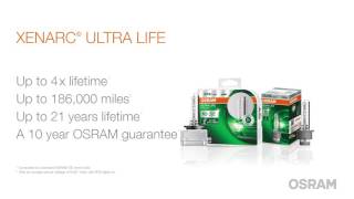 OSRAM XENARC ULTRA LIFE Upgrade HID Xenon Bulbs [upl. by Jac379]