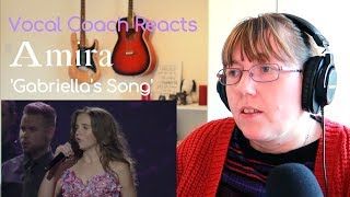 Vocal Coach Reacts to Amira Willighagen  Gabriellas Song 2018 [upl. by Gollin]