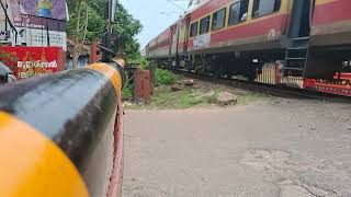 12218 Chandigarh Thiruvananthapuram North Kerala Sampark Kranti Super Fast express towards Alappuzha [upl. by Keraj]