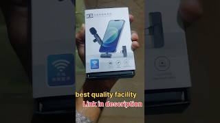 Best quality wireless mic for YouTube wirelessmic mic short yt feed tech [upl. by Lawlor]