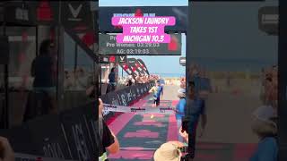 jacksonlaundrytri Takes FIRST at Ironman 703 Michigan‼️ realtrisquad ironmantriathlon [upl. by Seldun]