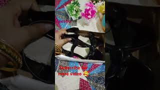 Medium heel sandal 👠💞 under 300rsmeeshofinds unboxing shortsvideo [upl. by Mireielle]