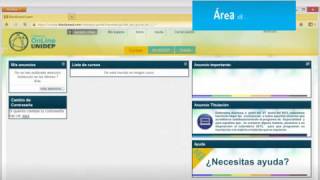 UNIDEP OnLine Tutorial 02 Plataforma [upl. by Stegman]