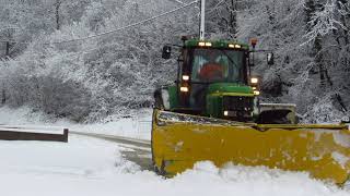 Déneigement 2019 John Deere  7810  SOUND [upl. by Mylo]