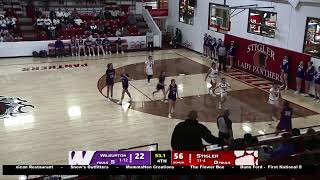 Stigler Lady Panthers vs Wilburton Lady Diggers [upl. by Jessen]