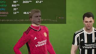 eFootball 2024 on Radeon 780M Ryzen 7 8700G Ryzen 7 8840HS Ryzen 7 7840HS ect Gameplay Test [upl. by Anauqcaj391]