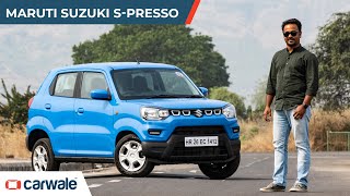 Maruti Suzuki S Presso Review  Looks Are Often Deceptive  CarWale [upl. by Humph]