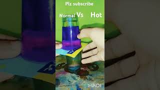 hot water vs normal weter amazing [upl. by Kristan]