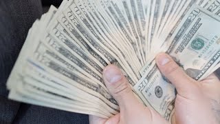 Counting 1000 in Cash Money Motivational 💰 ASMR [upl. by Anitrak]