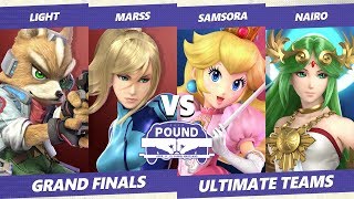 Pound 2019 SSBU Teams  Nairo amp Samsora VS Marss amp Light  Ultimate Grand Finals [upl. by Ydurt]