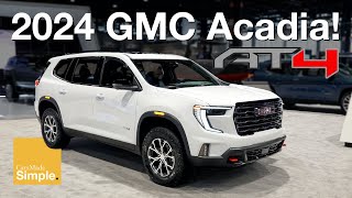 2024 GMC Acadia AT4 Luxury Package AWD  OffRoad Capable SUV [upl. by Minardi]