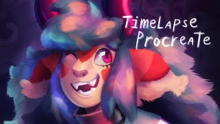 Artfight Attack Timelapse for Mirandamations [upl. by Tobi131]