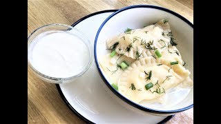 VARENIKI WITH POTATOES AND CHEESE RECIPE l Slavic Dumplings [upl. by Misaq]