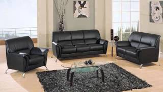 Sofa Designs And Collection  Leather Sofa Living Room Romance [upl. by Rettke]