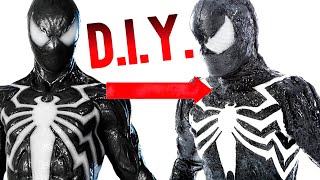 🤯I made the SYMBIOTE SUIT from Marvel’s SpiderMan 2 😳 [upl. by Aztinay811]