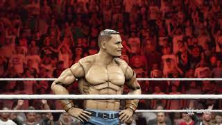 क्या John Cena vs cactus jack and bray wyatt Triple मैच जीत पाएगा WWE2k24 Gameplay [upl. by Auqinimod]