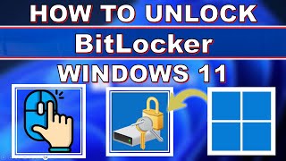 How to Unlock BitLocker in Windows 11 [upl. by Annaesor]