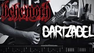 Behemoth  Bartzabel  Guitar CoverLesson with tabs 54 [upl. by Nowad]