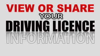 View or Share your Driving Licence Information [upl. by Dinnie]