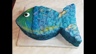 Torte Fischform Fisch Kuchen [upl. by Guillemette41]