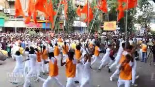 Shiledar Dhwaj Dhol Tasha Pathak at Tardeo cha Raja Aagman Sohala 2016 [upl. by Suoicerpal]