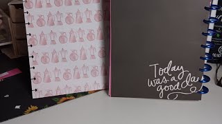 DIY a classic Happy planner cover with 12  12 paper [upl. by Enalahs]