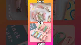 Choose Lisa Or Lena guys shorts [upl. by Radmilla]