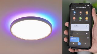 Smart RGBIC Ceiling Light  Unboxing amp Setup [upl. by Theobald491]